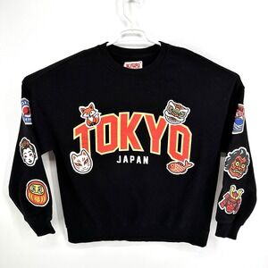 BrandMakers x Ikigai Tokyo Japan Patch Sweater Size XL Black